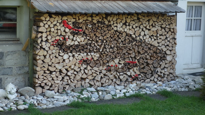 Поленница для дров своими руками: идеи, схемы, инструкция с фото