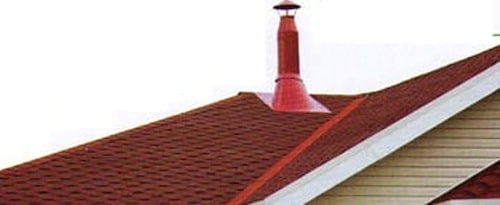 Проход через крышу дымохода: крышная разделка, проходной узел