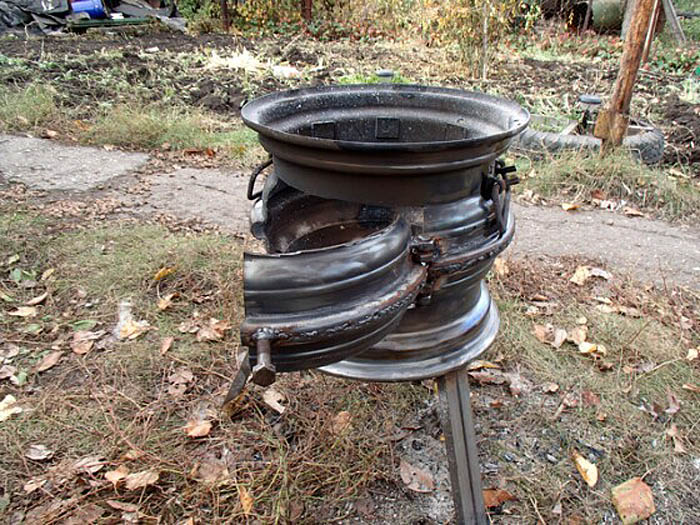 Как сварить печку в гараж: варианты печей из труб и колесных дисков