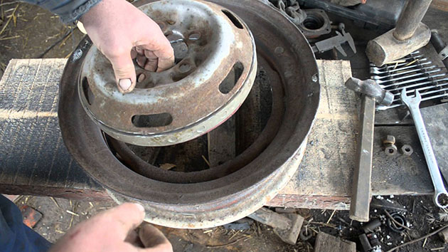 Как сварить печку в гараж: варианты печей из труб и колесных дисков