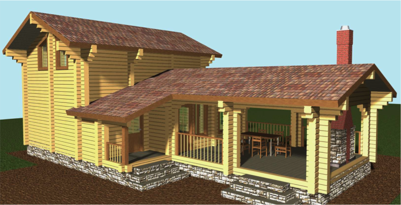 Проекты дома с баней под одной крышей: планировка, чертежи, фото готовых проектов из бревна с беседкой для постоянного проживания