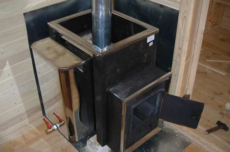 Установка печи в бане — все о том, где поставить и что постелить под металлическую, железную, стальную, чугунную конструкцию печи