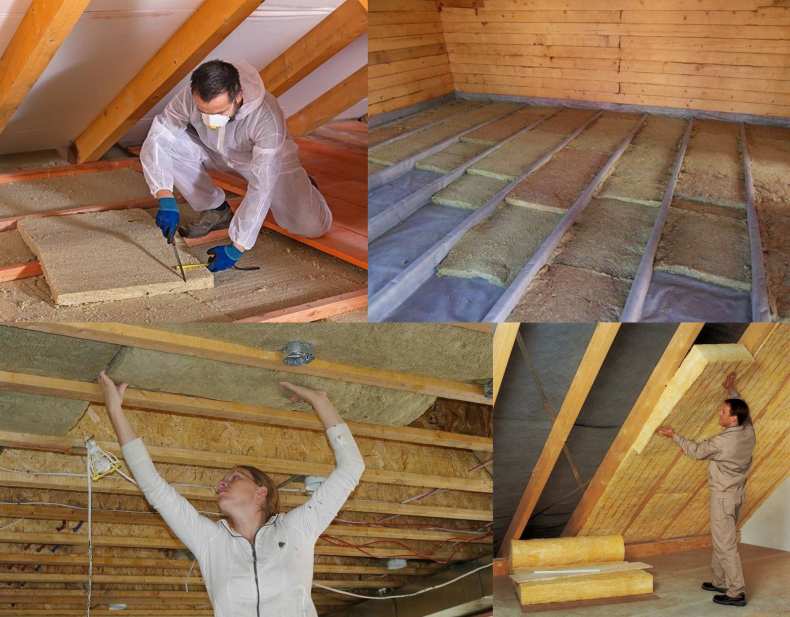 Утеплитель для потолка бани (с холодной крышей): советы, как и чем лучше сделать теплоизоляцию потолка в сауне своими руками