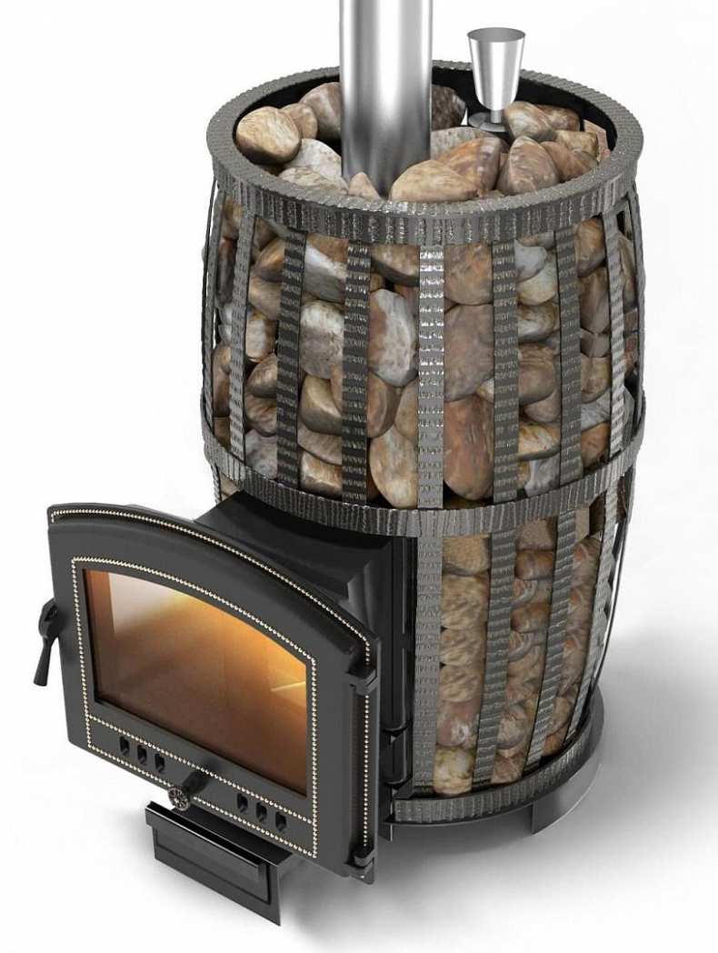 Рейтинг печей для бани (фото): обзор популярных моделей на дровах с закрытой каменкой и баком для холодной или горячей воды