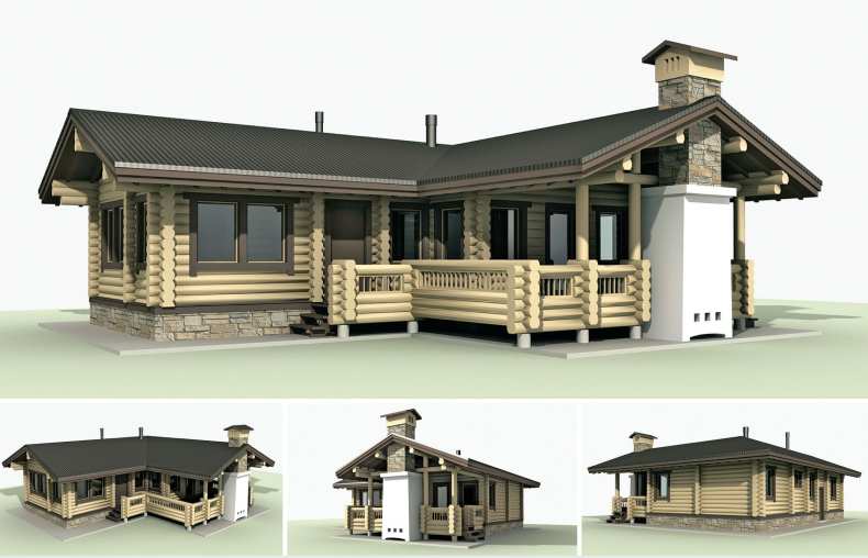 Баня с домом под одной крышей: практичные фото-варианты одно и двухэтажных жилых домов с совмещенной или пристроенной сауной