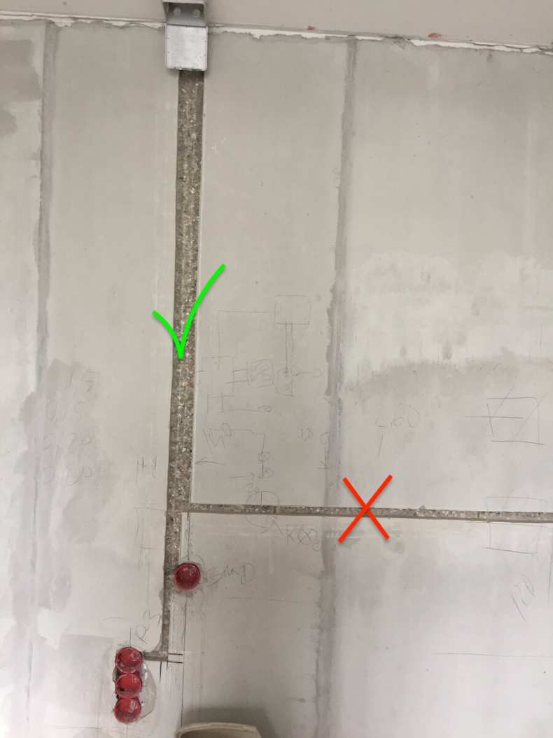Как штробить стены под проводку перфоратором или болгаркой без пыли? Схема прокладки проводки в кирпичном и панельном доме