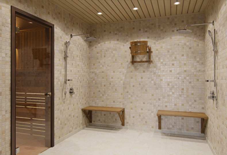 Моечная в бане: оригинальные примеры отделки и дизайна интерьера (140 фото-идей). Особенности функционального обустройства