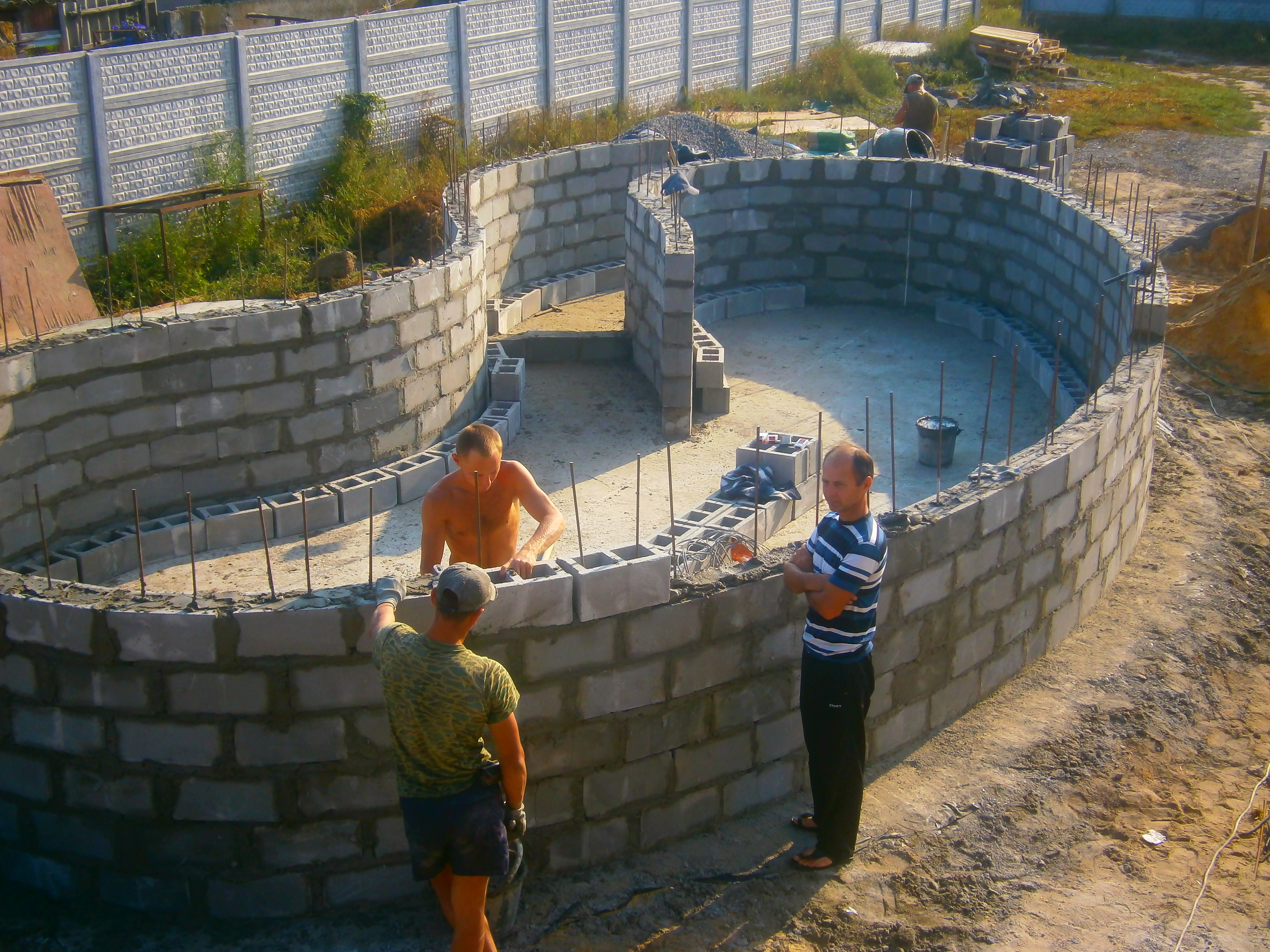 Капитальный ремонт бетонного бассейна